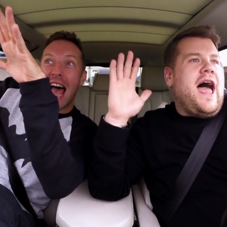 Watch Chris’s Carpool Karaoke appearance