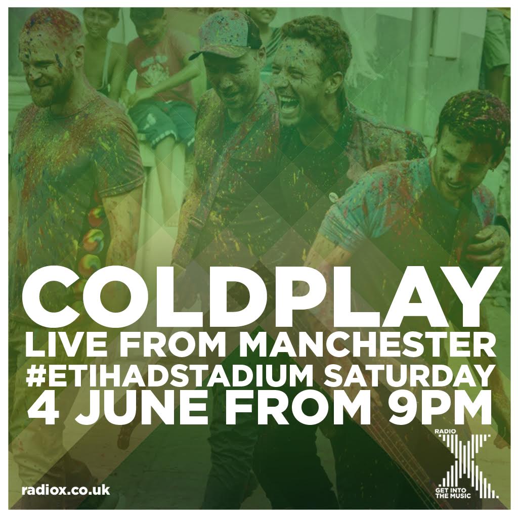 Saturday night’s Manchester show is live on Radio X